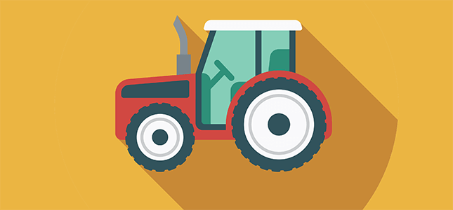 Illustration of a tractor.