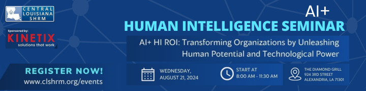 Click here to Register for the AI+ Human Intelligence Seminar Event.