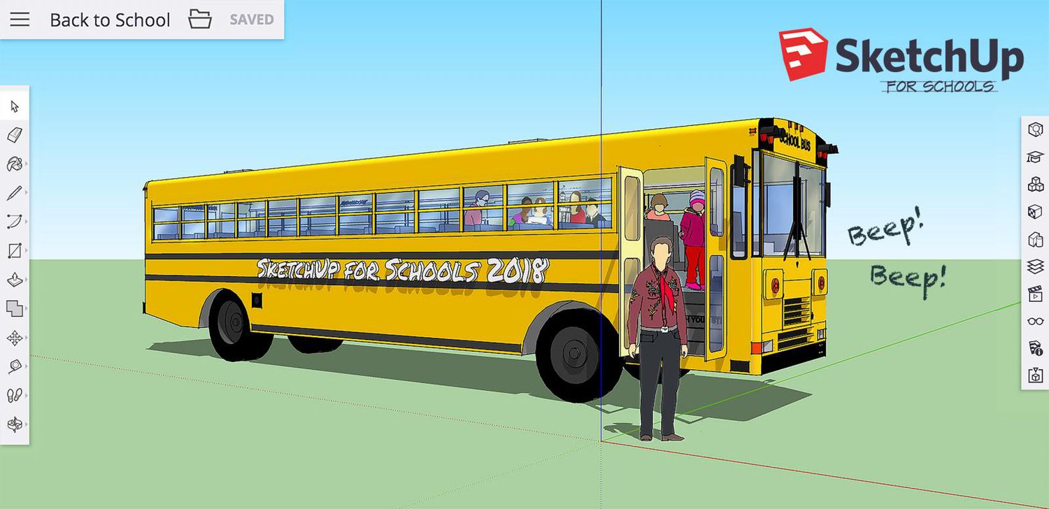 Illustration of a school bus