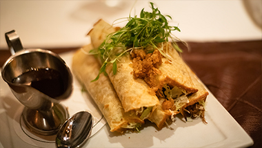 duck crepes