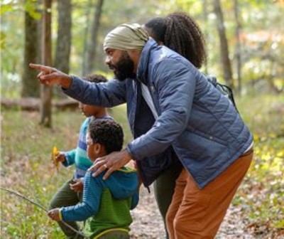 family hiking