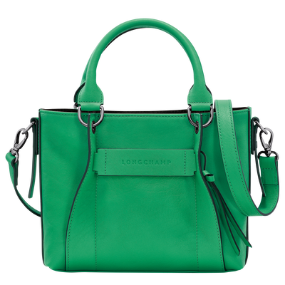 Borsa con manico S Longchamp 3D , Pelle - Verde