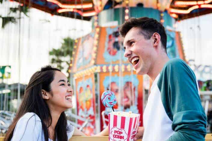 date ideas - amusement park