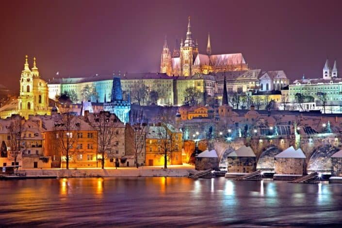 Prague in winter