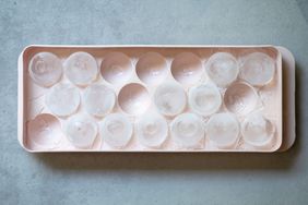 silicone sphere ice cube tray