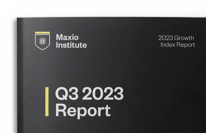 Maxio growth index Q3 2023 cover