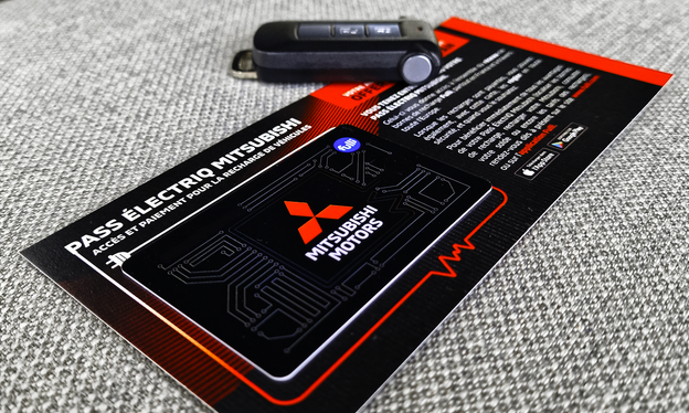 Carte de recharge pass electriq mitsubishi