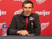 Former Detroit Red Wings star Pavel Datsyuk is happy to be working with the organization's prospects.