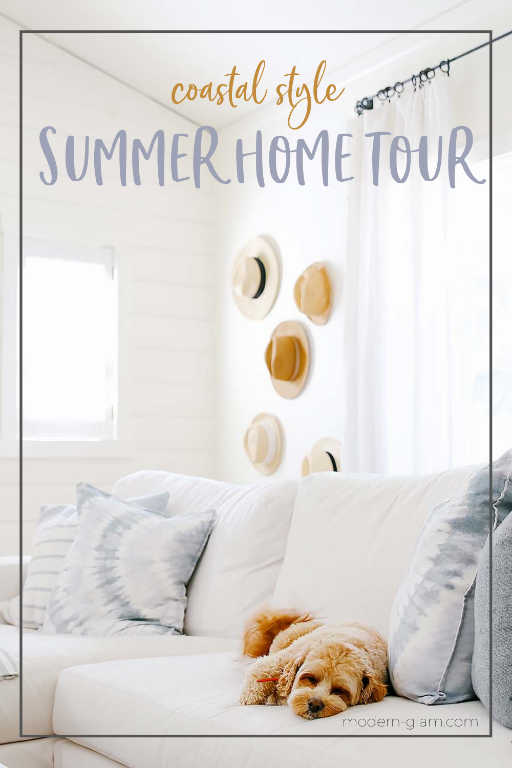 coastal style summer home tour