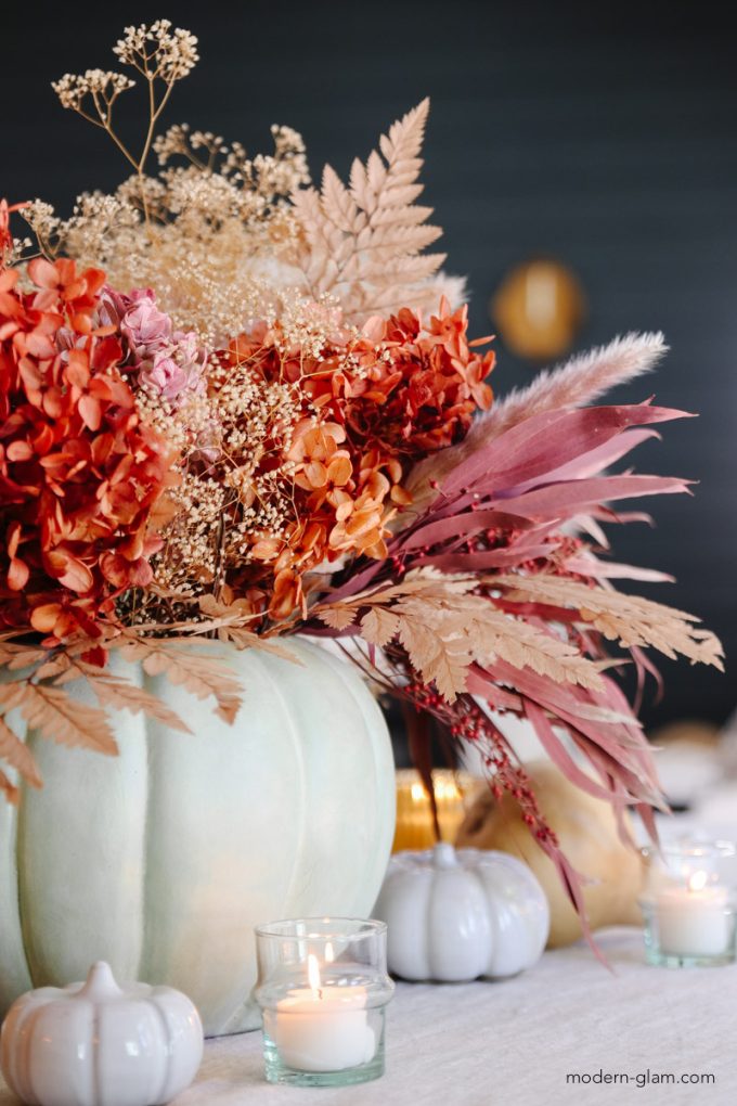 how to turn a pumpkin into a centerpiece