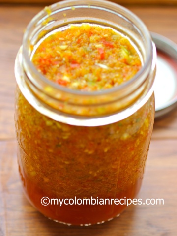 Aliños Sauce is a seasoning mix paste that my grandmother kept in her refrigerator year-round. |mycolombianrecipes.com