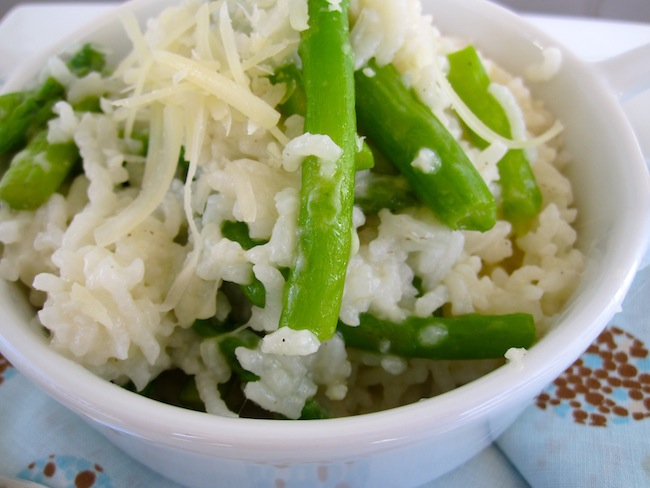 Creamy Asparagus and Lemon Rice