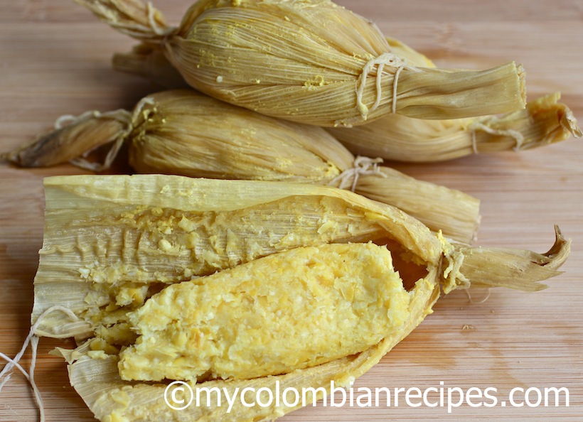 Bollos de Mazorca (Steamed Fresh Corn Rolls)