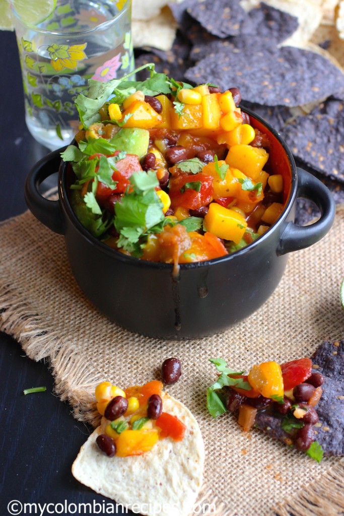 Simple mango salsa