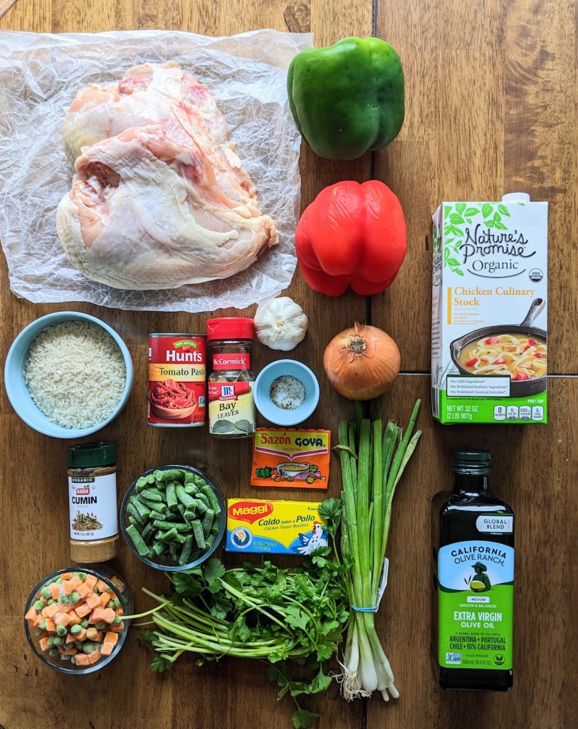 Arroz Con Pollo Ingredients