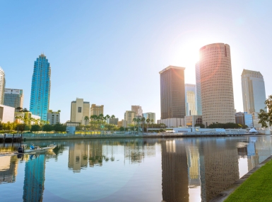 The Hillsborough County, Fla. skyline