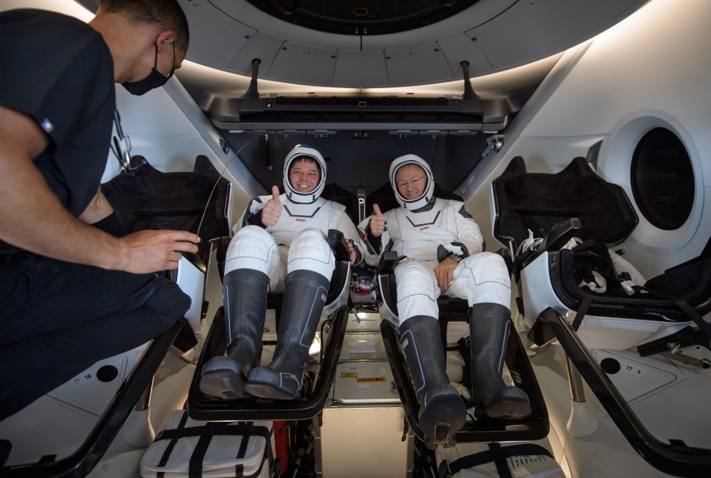 
			Welcome Home, Bob and Doug! - NASA			