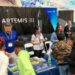 SLS/Artemis personnel speak to students attending the Space Exploration Educators Conference (SEEC) in February 2023 held at Space Center Houston in Houston, TX.