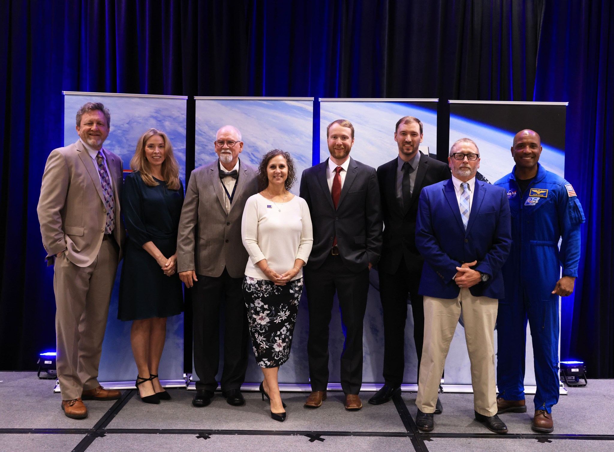 Space Flight Awareness Awards recipients from NASA Stennis pose for a group photo