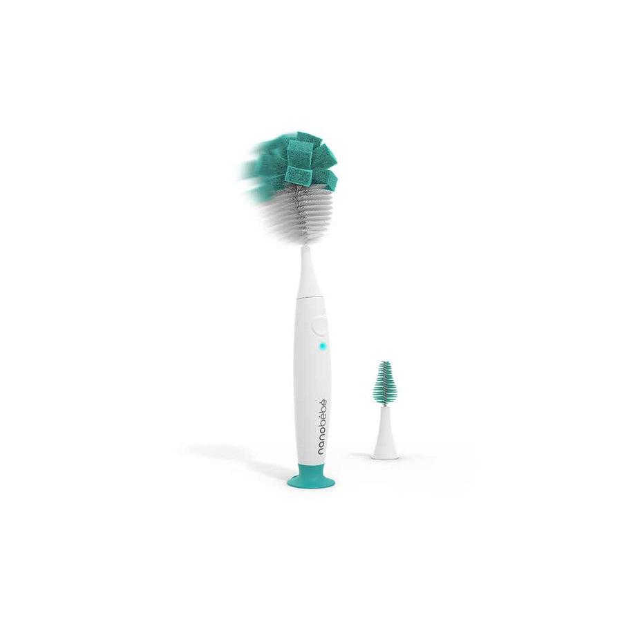 Nanobebe Electric Brush - Teal + White-Sterilisers- | Natural Baby Shower