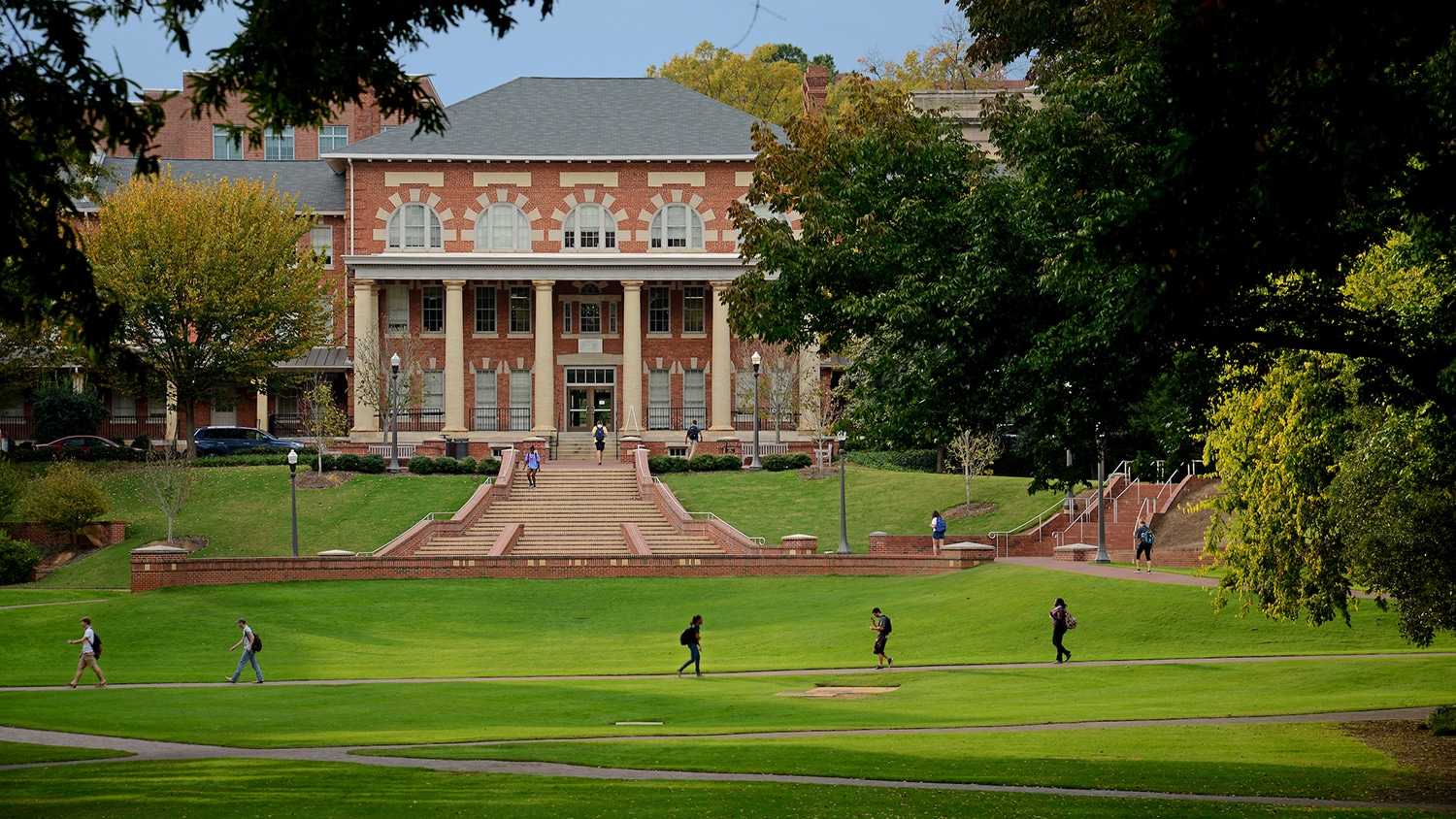 The exterior of the 1911 Building.