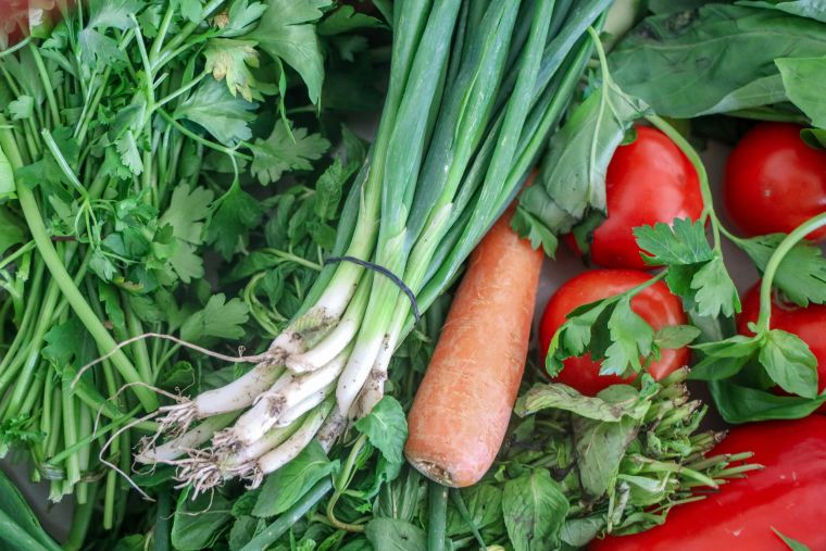 array of vegetables