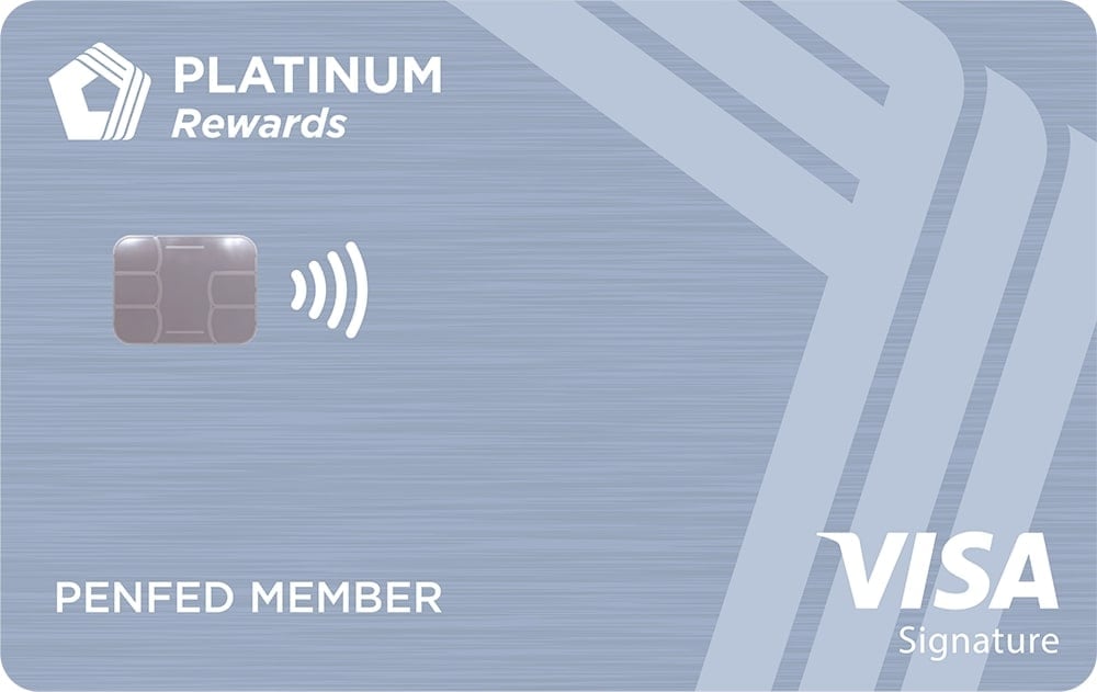 Pentagon Federal Credit Union Platinum Rewards Visa Signature Credit Card