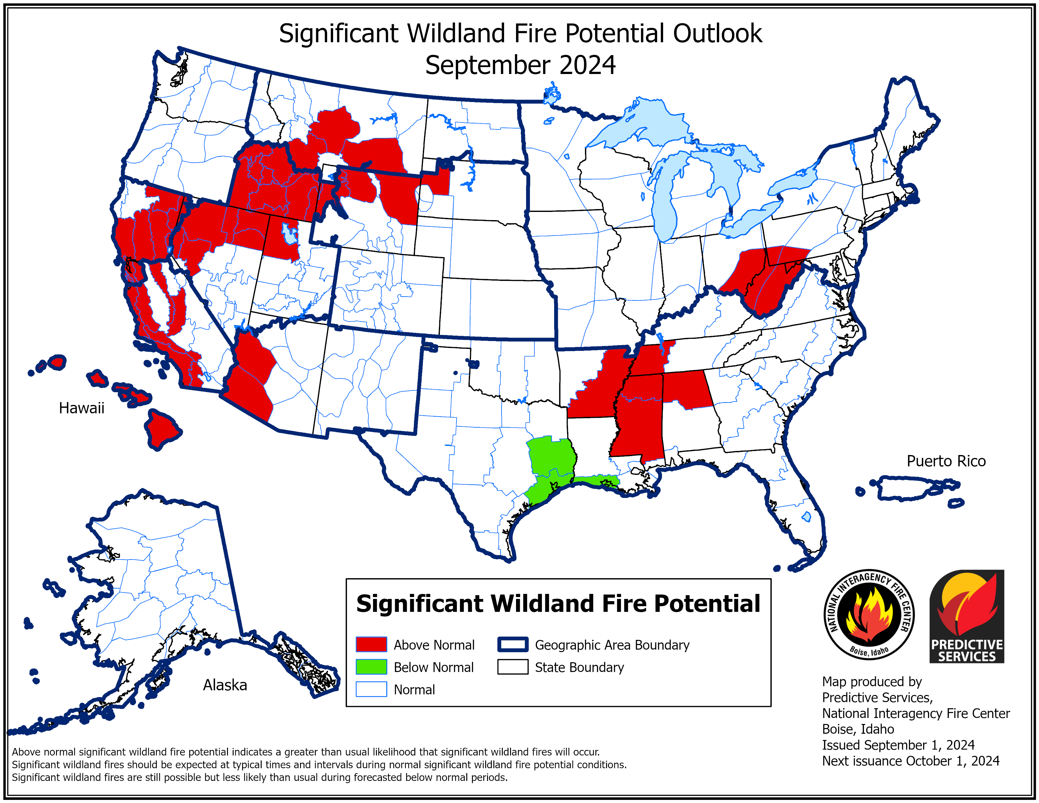 National Wildland Fire Outlooks