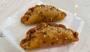 Taylor ham, egg and cheese empanadas with everything bagel seasoning from Cubita Cafe in Nutley. (Jeremy Schneider | NJ Advance Media for NJ.com)