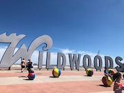 The Wildwoods sign at the end of Rio Grande Avenue