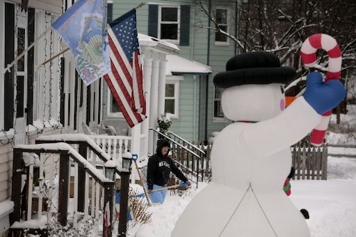 NJ weather - white Christmas in Dec 2009