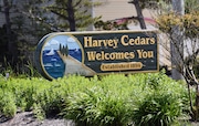 A sign on Long Beach Blvd welcomes visitors to Harvey Cedars on Tuesday, May 21, 2024.