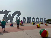 Wildwoods Beach Ball Sign in Wildwood, NJ. (Lauren Musni | NJ Advance Media)