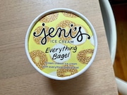 Everything bagel ice cream from Jeni's Ice Cream. The Ohio-based company released its breakfast-centric flavor for the second time recently. (Jeremy Schneider | NJ Advance Media for NJ.com)