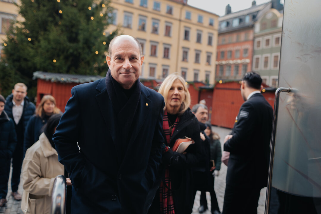 David Julius arriving at the Nobel Prize Museum