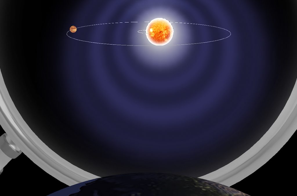 Visualisation about the 2019 Nobel Prize in Physics