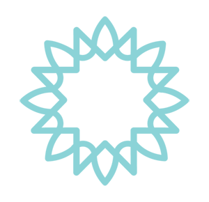 Sunburst Design Turquoise