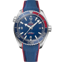 Seamaster Planet Ocean 600M 43.5 mm, steel on rubber strap - 52232442103001