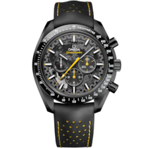 Speedmaster Dark Side of the Moon 44,25 mm, zwart keramiek met rubberen band - 31092445001001