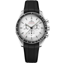 Speedmaster Moonwatch Professional 42 mm, Acier sur Bracelet caoutchouc - 31032425004001