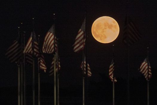 The Sturgeon Moon, The Last Super Moon Of 2022, Lights Up The Night Sky