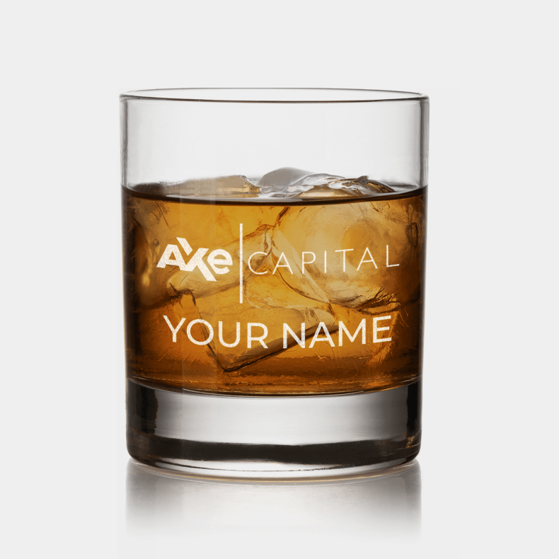 Billions Axe Capital Personalized Rocks Glass