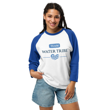 Avatar: The Last Airbender Team Water Tribe Unisex Raglan Shirt - Paramount Shop