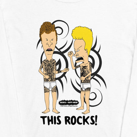 Beavis and Butt - Head This Rocks Unisex Long Sleeve Shirt - Paramount Shop