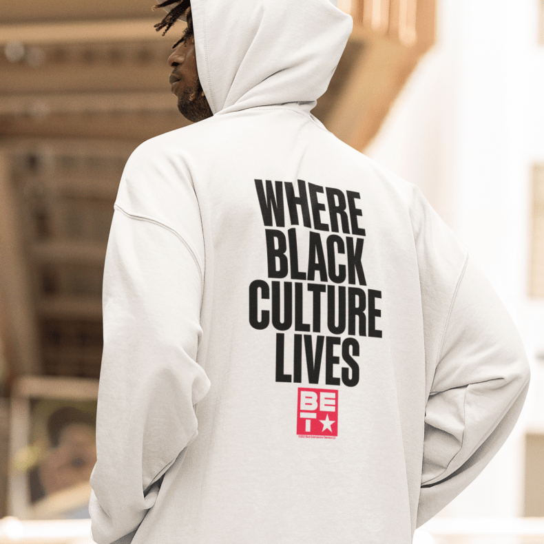 BET Where Black Culture Lives Hooded Sweatshirt