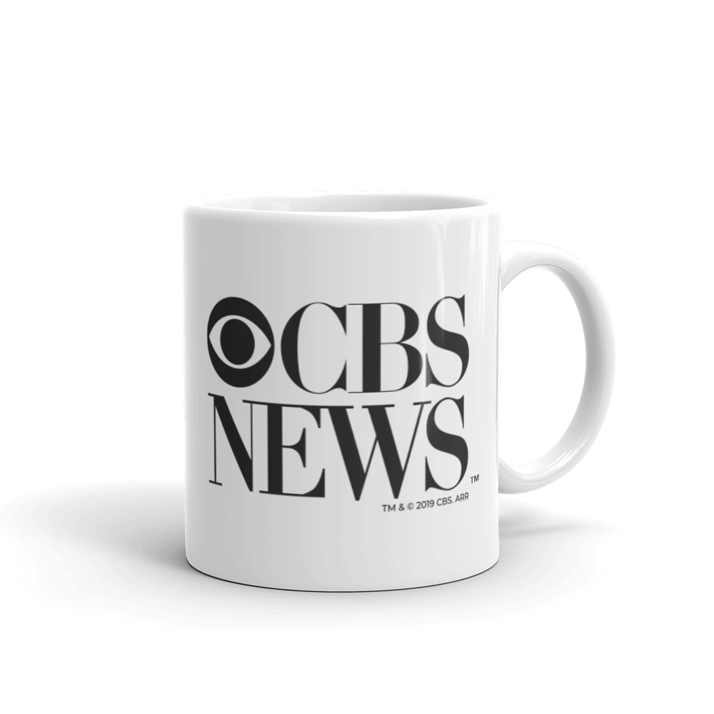 CBS News Vintage Logo White Mug - Paramount Shop