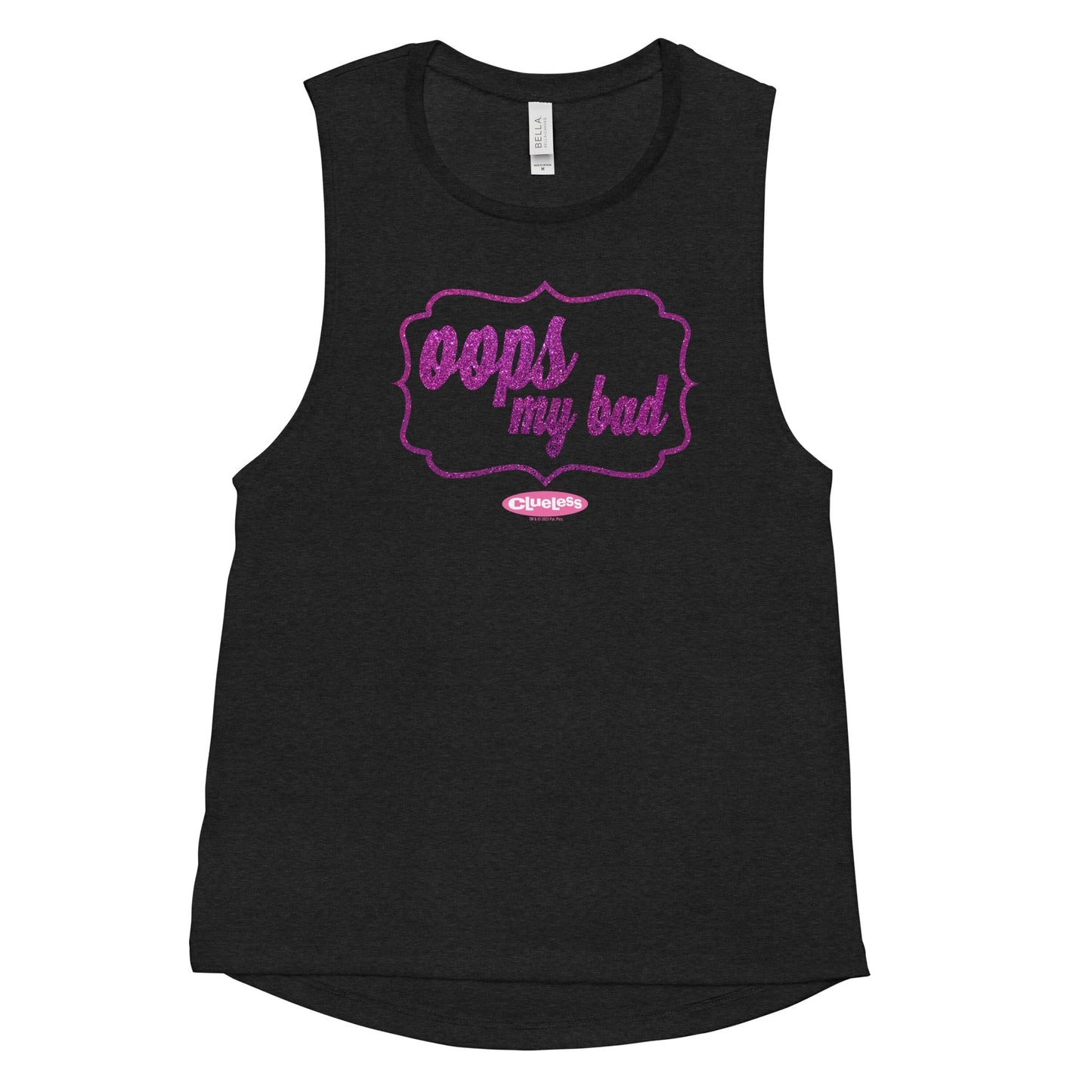 Clueless Oops My Bad Women's Muscle Tank Top - Paramount Shop