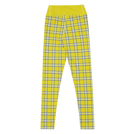 Clueless Yellow Plaid High - Waisted Leggings - Paramount Shop