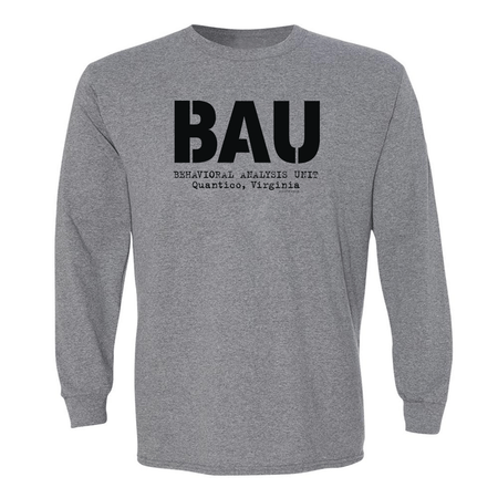 Criminal Minds BAU Adult Long Sleeve T - Shirt - Paramount Shop