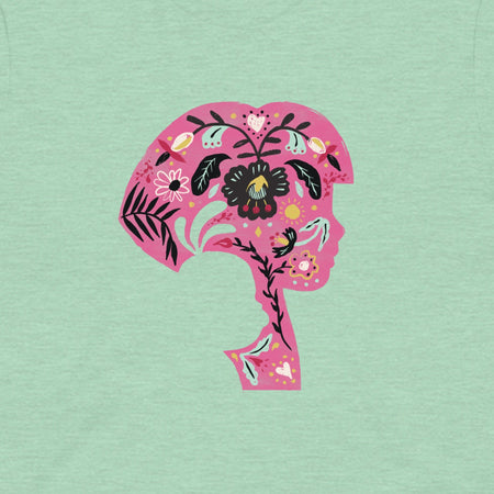 Dora the Explorer Floral Design Adult Short Sleeve T - Shirt - Paramount Shop